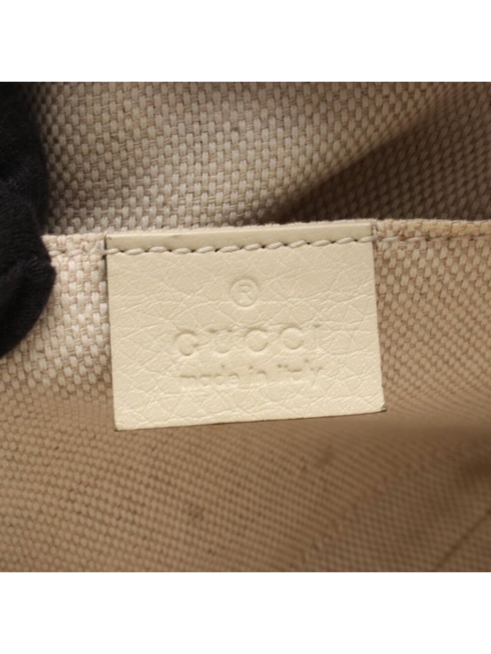 Gucci Shoulder Bag Soho Disco Interlocking Ivory Leather - Picture 4 of 7